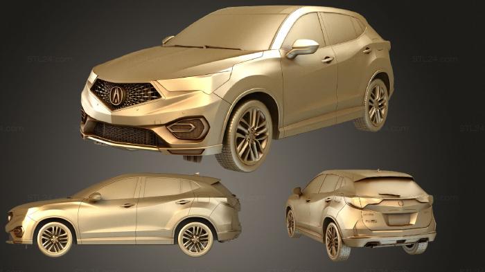 Vehicles (Acura CDX 2016, CARS_4093) 3D models for cnc